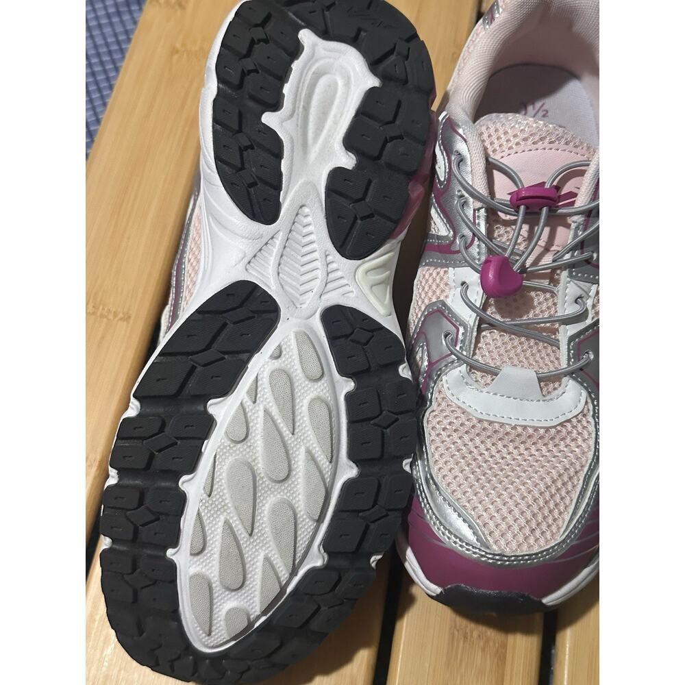 Avia Women’s Walking Running Shoes Size 9.5 Pink/Silver Mesh – Lightly Used - Picture 3 of 7